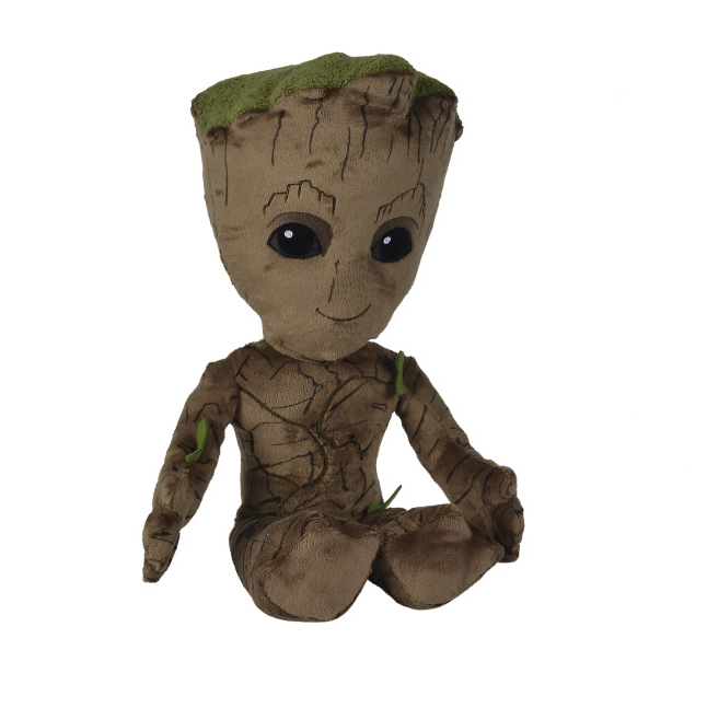 Marvel plush young groot brown 45 cm 